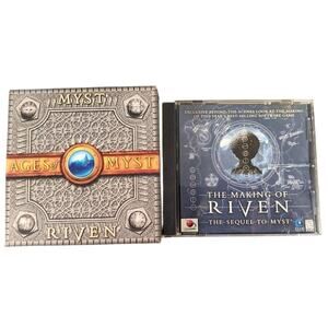 Ages of Myst (1998, PC) Myst and Riven / Making of Riven Disc